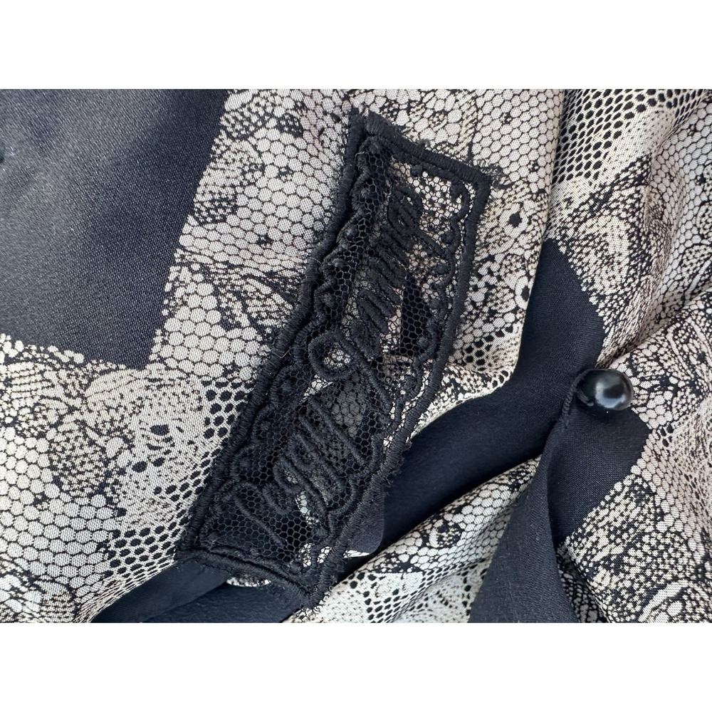 VTG Peggy Jennings Pure Silk Skirt And Top Set Checkered Western Style Lace Size - Picture 2 of 10
